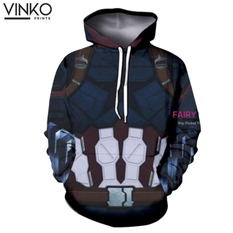 Marvel Hero Captain America Hoodie