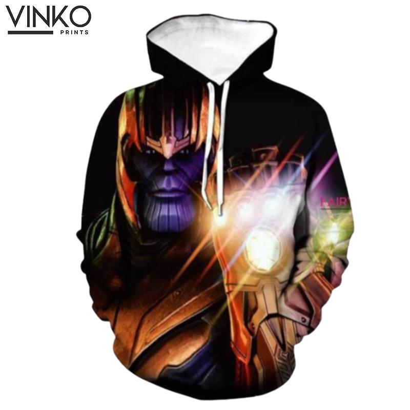 Marvel Thanos Black Hoodie