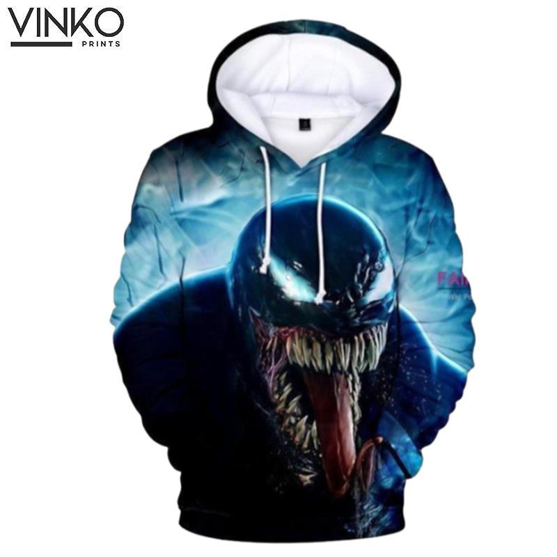 Marvel Venom Baby Blue Hoodie