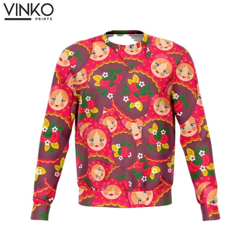 Matryoshka 3D Unisex Ugly Christmas Sweater