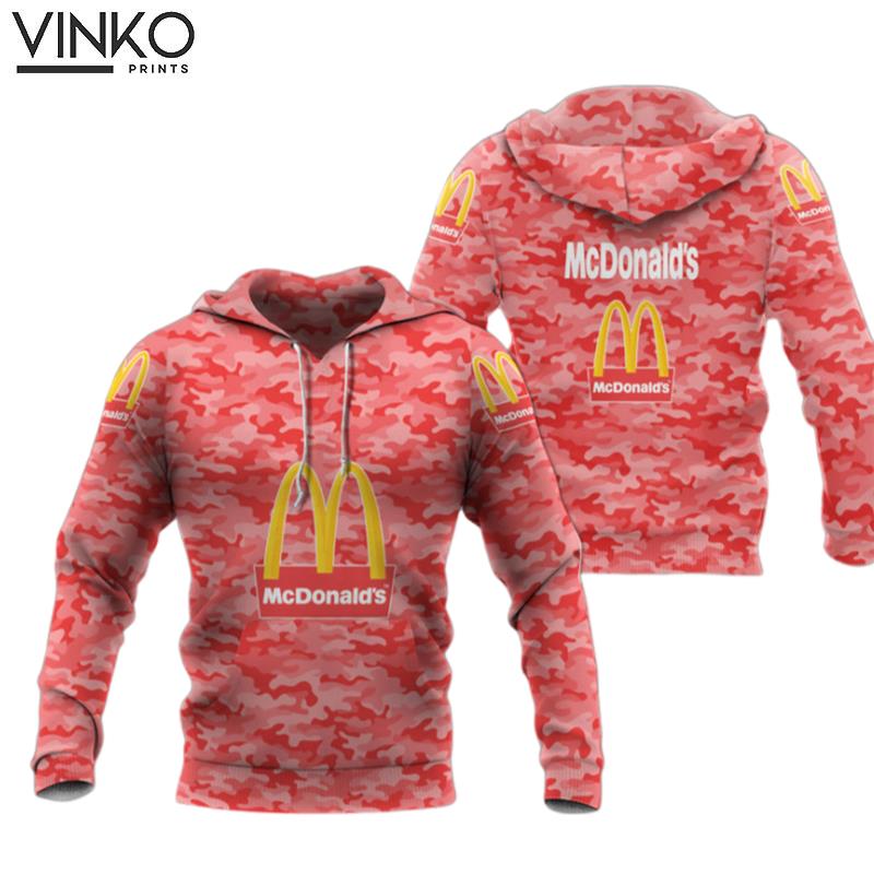 Mcdonalds Logo Camo Hoodie