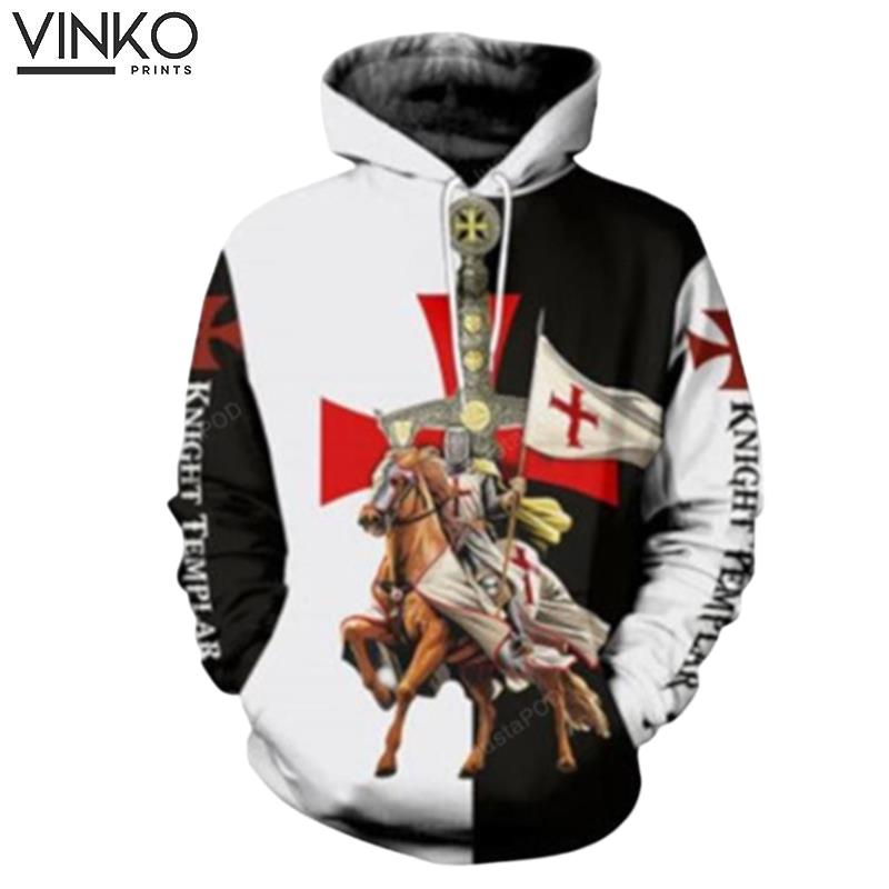 Medieval Armor Templar Knights Cosplay Costume Hoodie