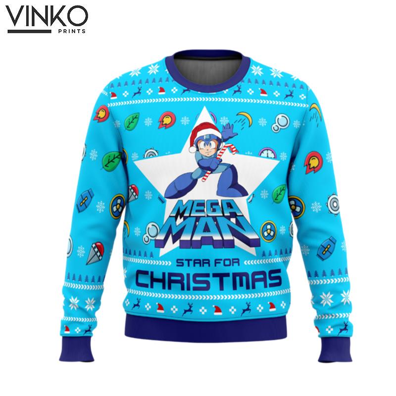 Mega Man Mega Christmas Ugly Christmas Sweater