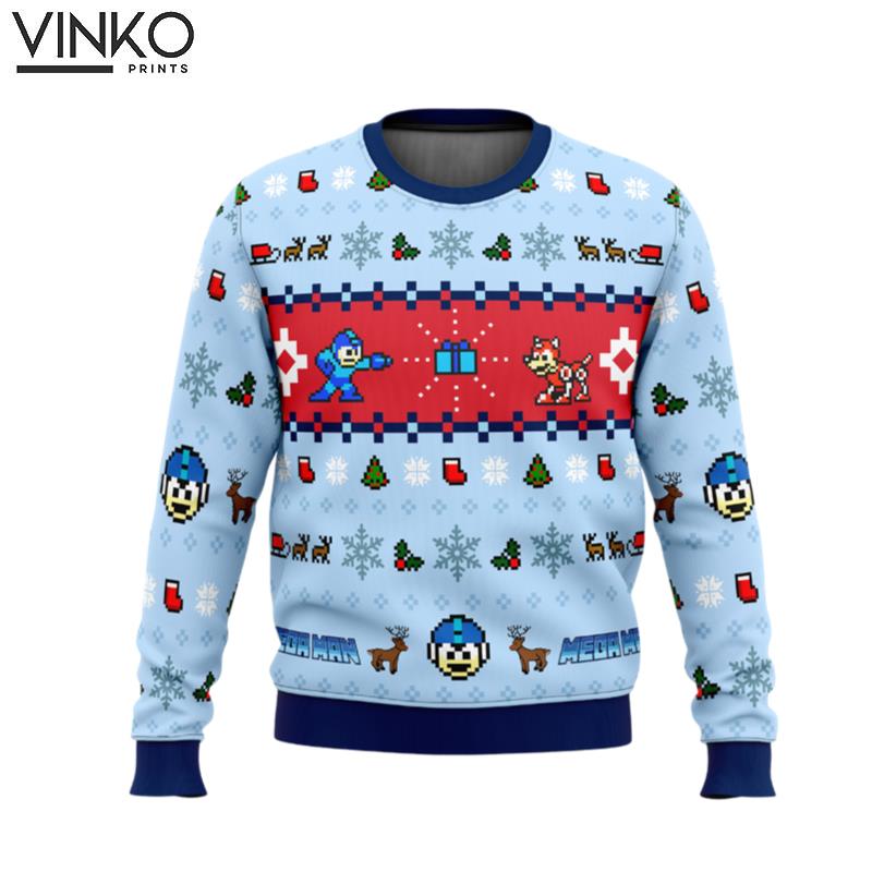 Mega Man Mega Holiday Ugly Christmas Sweater