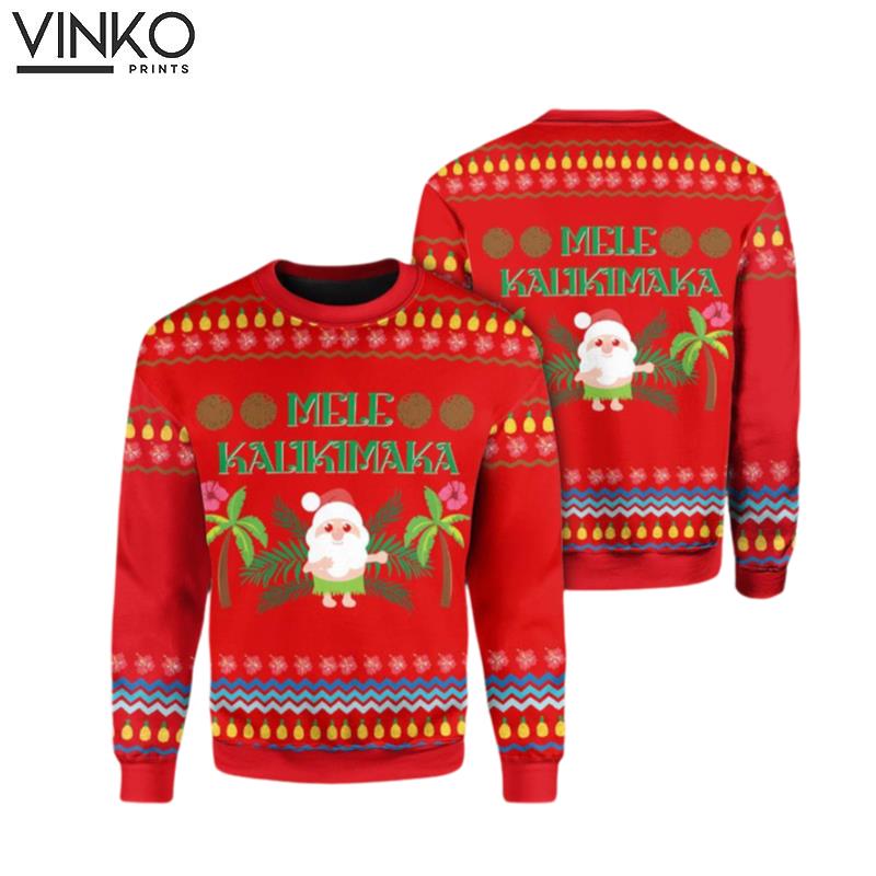 Mele Kalikimaka Ugly Christmas Sweater