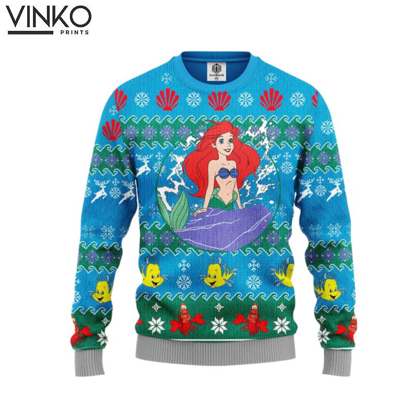 Mermaid Amazing Gift Idea Thanksgiving Gift Ugly Christmas Sweater