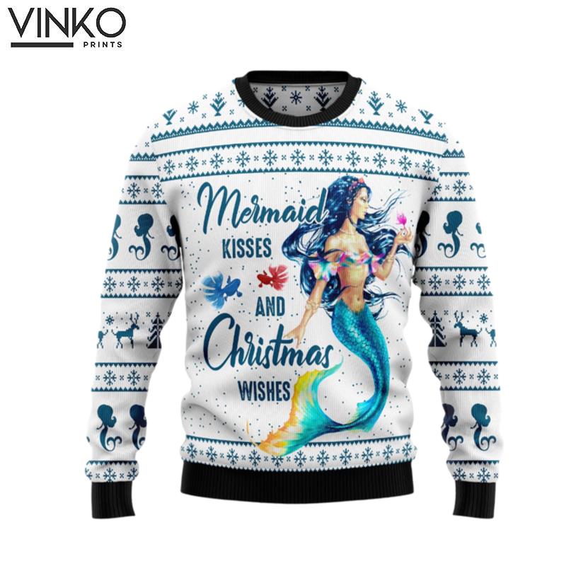 Mermaid Wishes TG5127 Ugly Christmas Sweater