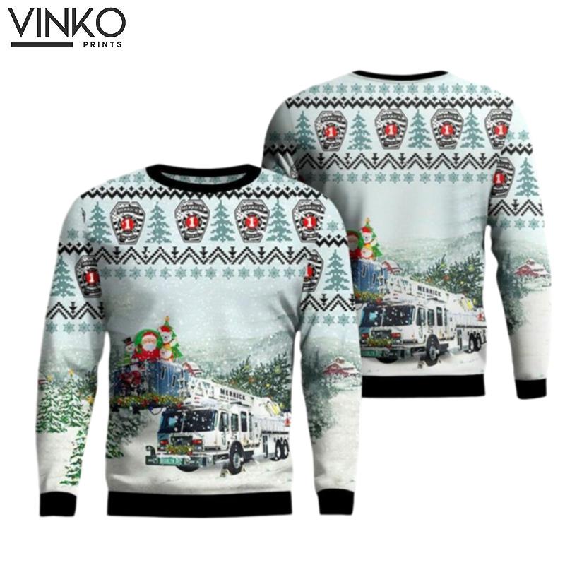 Merrick Truck Co 1 Ugly Christmas Sweater