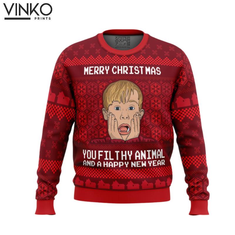 Merry Christmas Home Alone Ugly Christmas Sweater