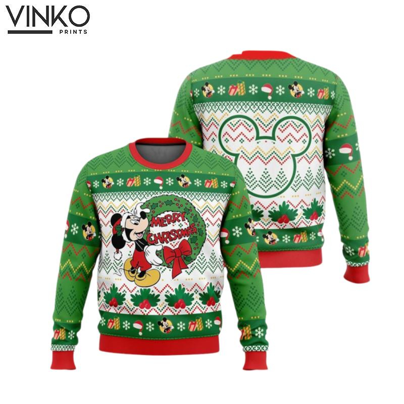 Merry Christmas Mouse Funny Mouse Xmas Ugly Christmas Sweater