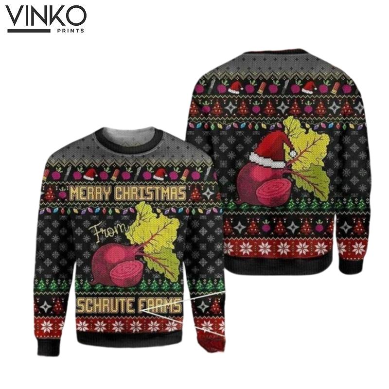 Merry Christmas Quotes 3D Shirt US TV Series Ugly Christmas Sweater