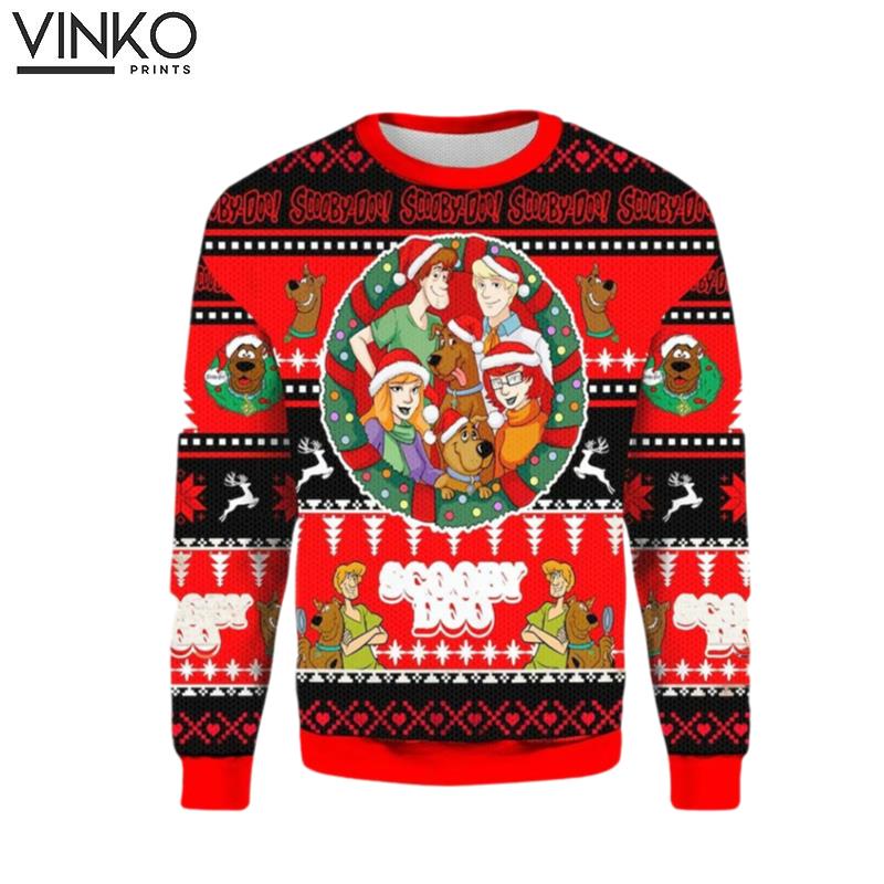 Merry Christmas Scooby Doo 3D All Over Printed Ugly Christmas Sweater