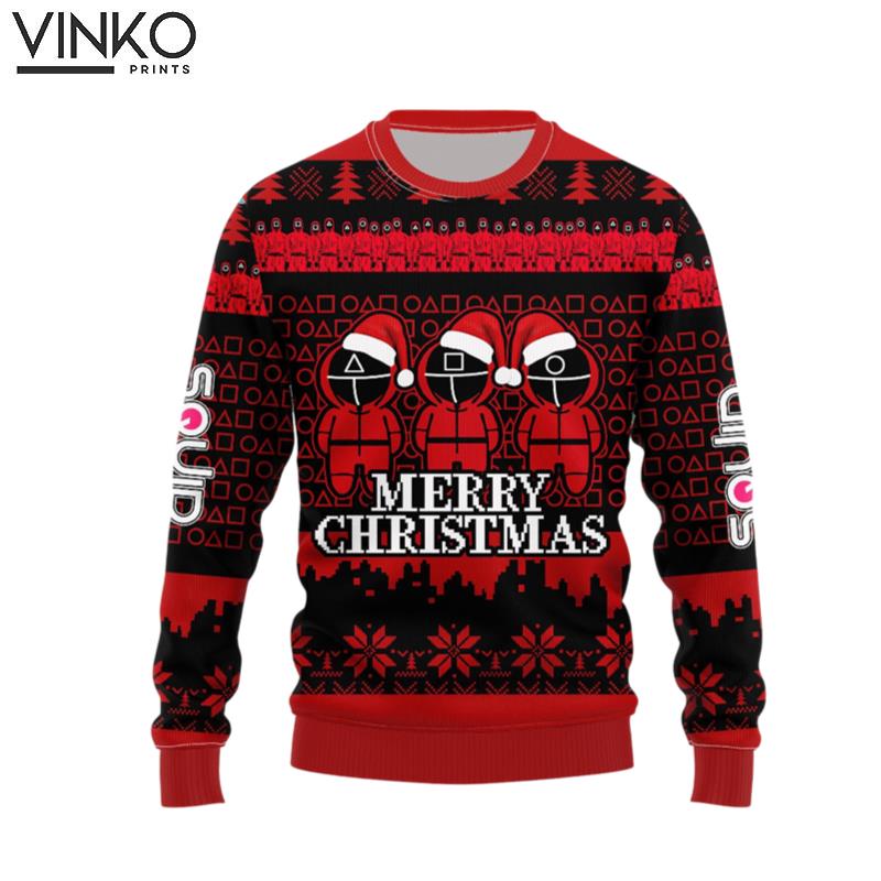 Merry Christmas Squid Game Ugly Christmas Sweater