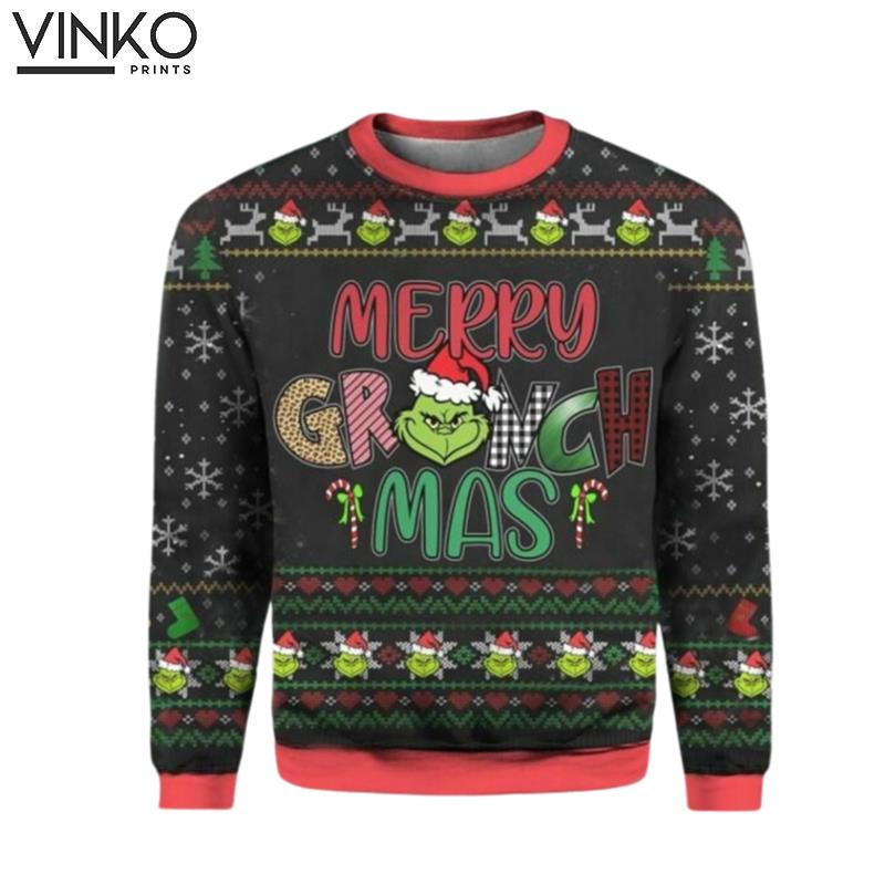 Merry Grinhmas The funny character Ugly Christmas Sweater