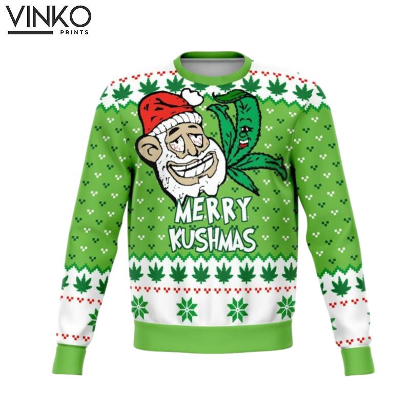 Merry Kushmas Ugly Christmas Sweater