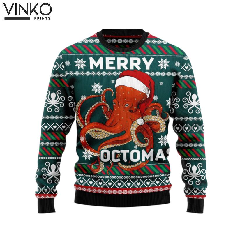 Merry Octomas TY289 Ugly Christmas Sweater