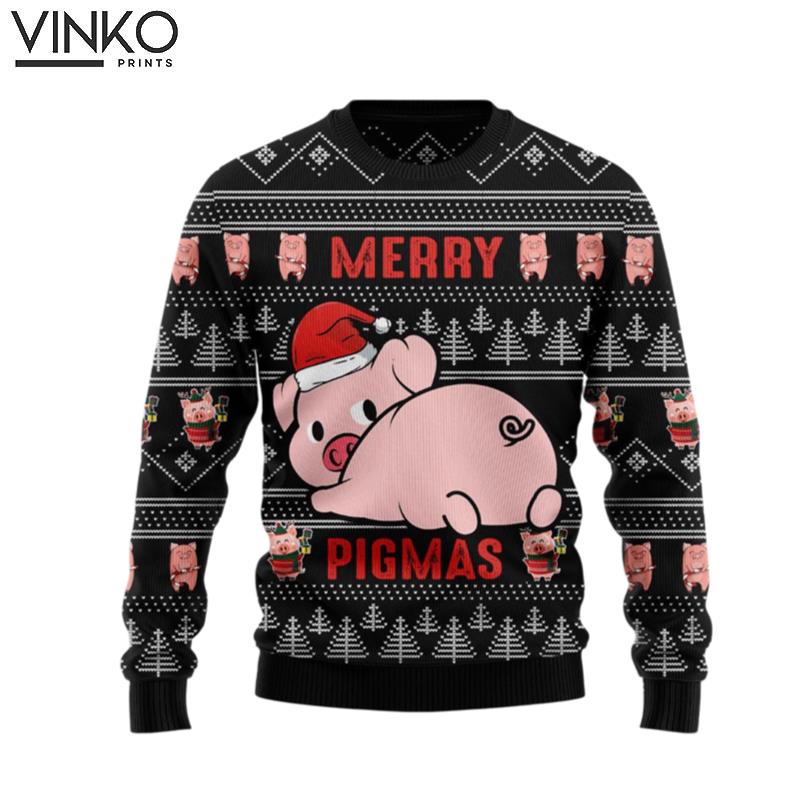 Merry Pigmas For Men And Women Ugly Christmas Sweater