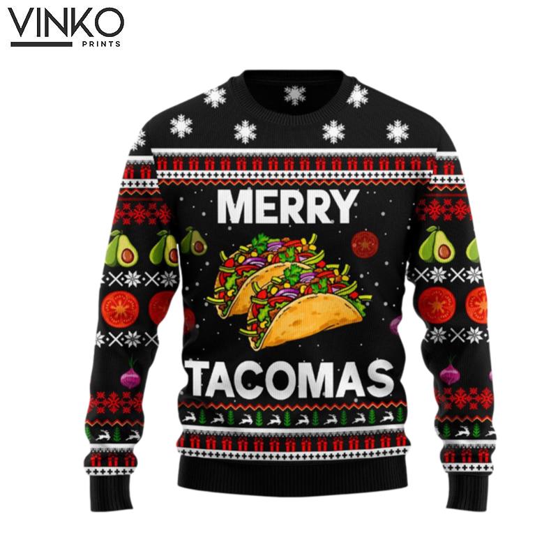 Merry Tacomas Adult Ugly Christmas Sweater