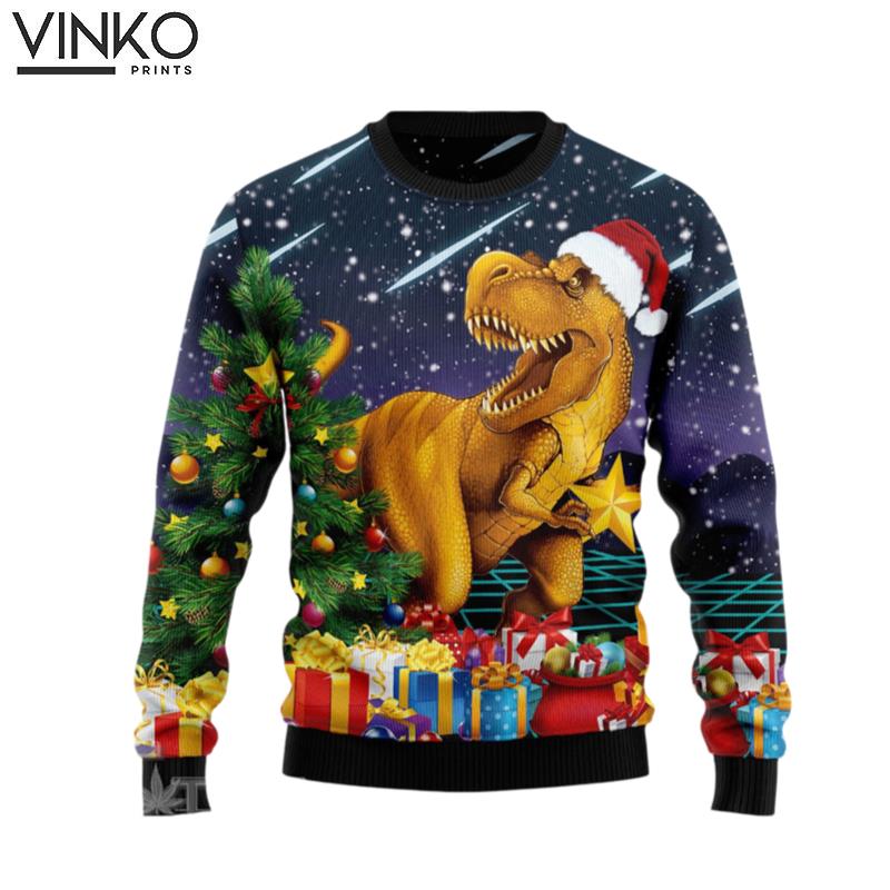 Merry Trex Christmas Ugly Christmas Sweater