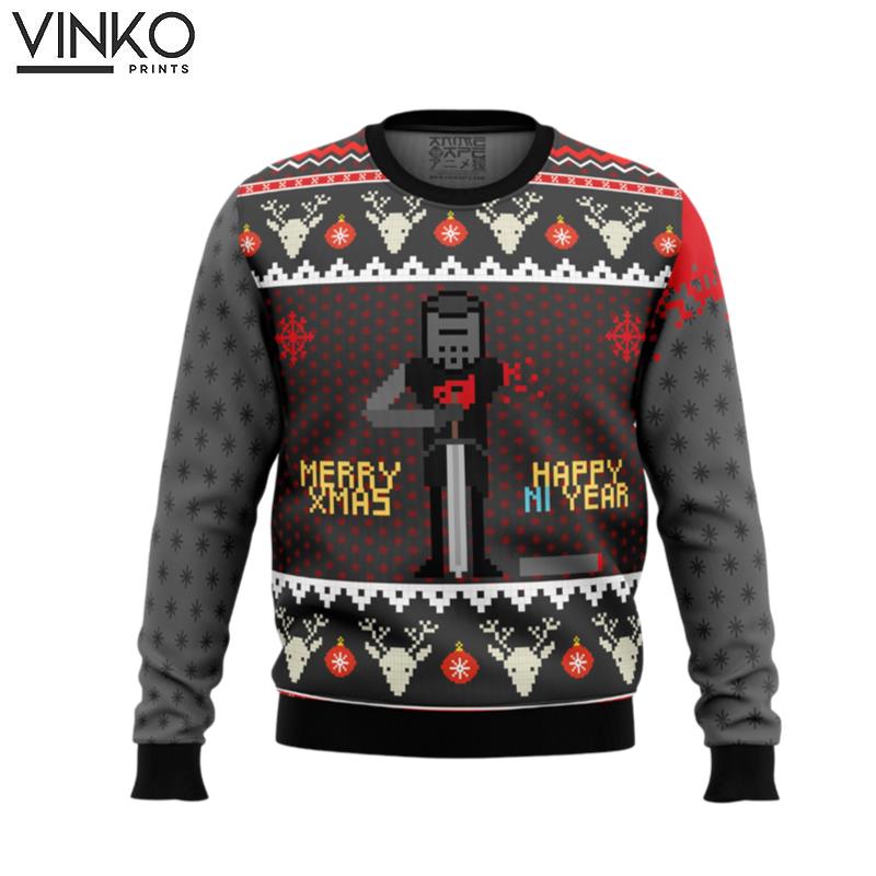 Merry Xmas and Happy Ni Year Monty Python Ugly Christmas Sweater