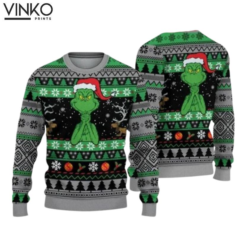 Merry funny character Mas Ugly Christmas Sweater