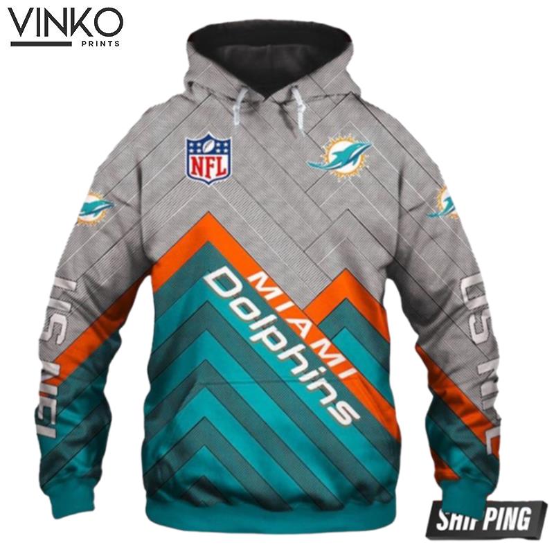 Miami Dolphins Nfl Men And Women Miami Dolphins Nfl Miami Dolphins Team Sport Hoodie