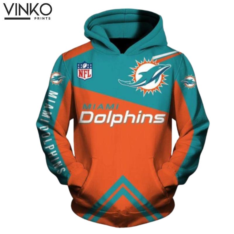 Miami Dolphins  Nfl Miami Dolphins Apparel 19384 Hoodie