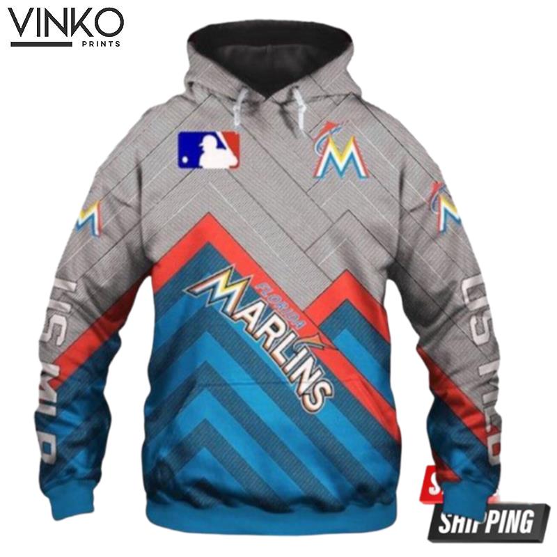 Miami Marlins And Pered Custom Miami Marlins Graphic Hoodie