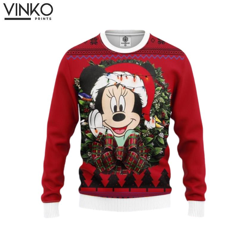 Mice Noel Mickey Mouse Thanksgiving Custom Ugly Christmas Sweater