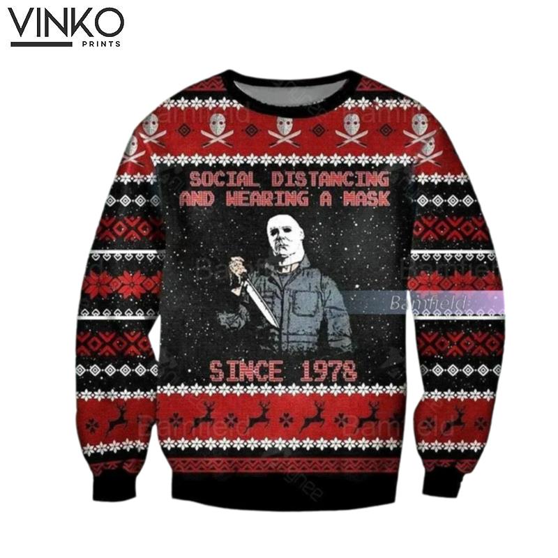 Michael Myers Horror Ugly Christmas Sweater