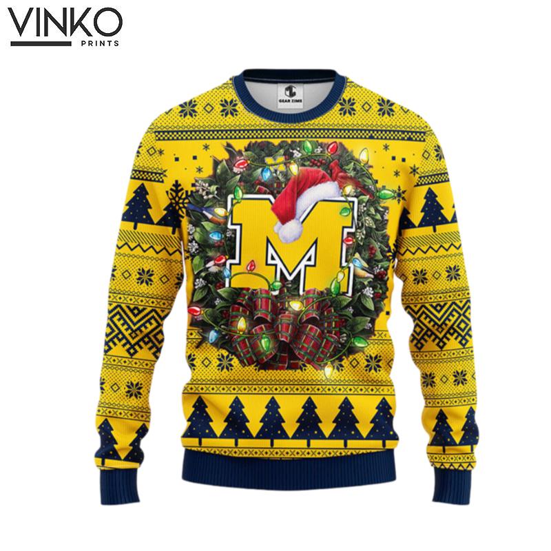 Michigan Wolverines Ugly Christmas Sweater