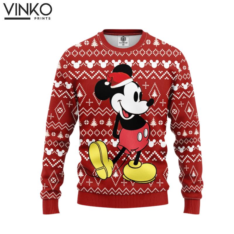 Mickey Amazing Gift Idea Thanksgiving Gift Ugly Christmas Sweater