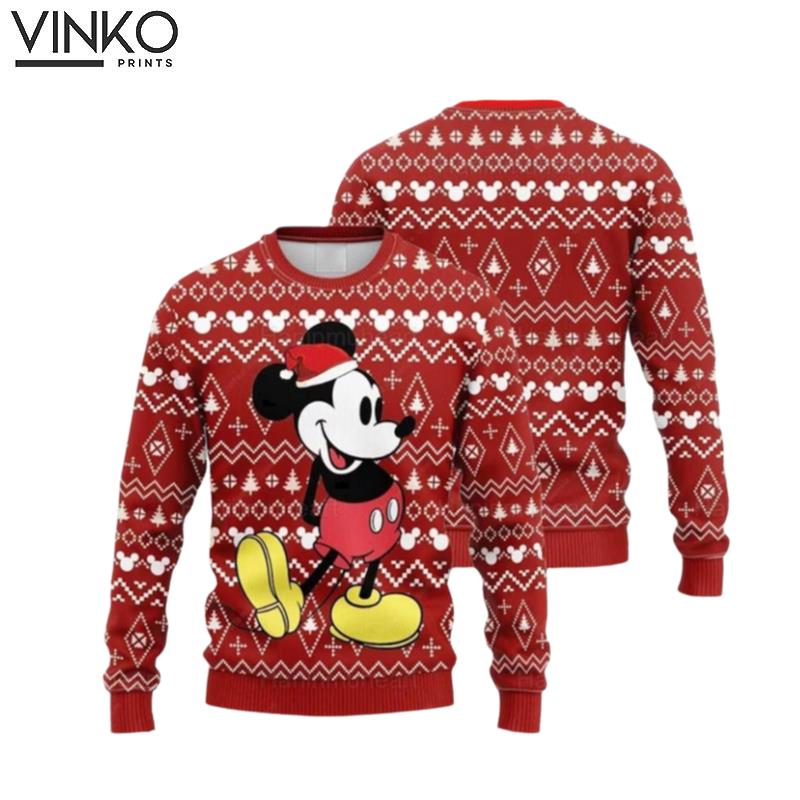 Mickey Christmas 3D Ugly Christmas Sweater