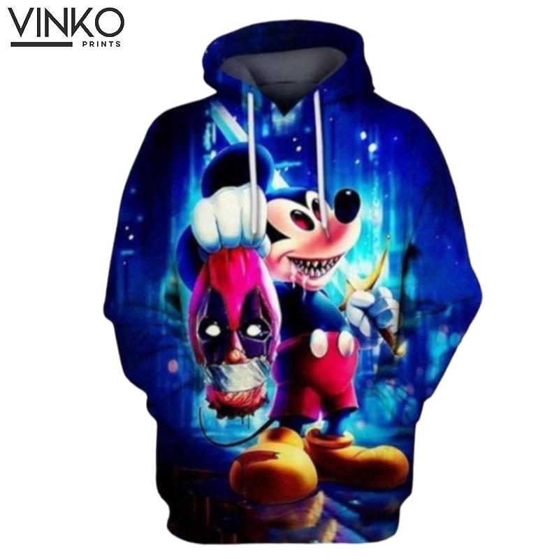 Mickey Kill Deadpool Walt Disney Mavel Mickey Kill Deadpool Mickey Kill Deadpool Hoodie