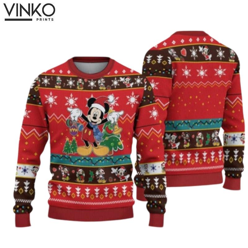 Mickey Mickey Gift For Christmas Ugly Christmas Sweater