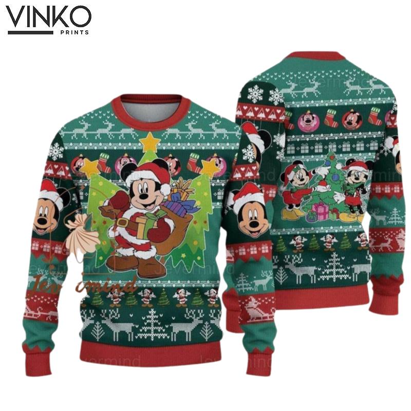 Mickey Mickey Mickey Mickey Mouse Ugly Christmas Sweater