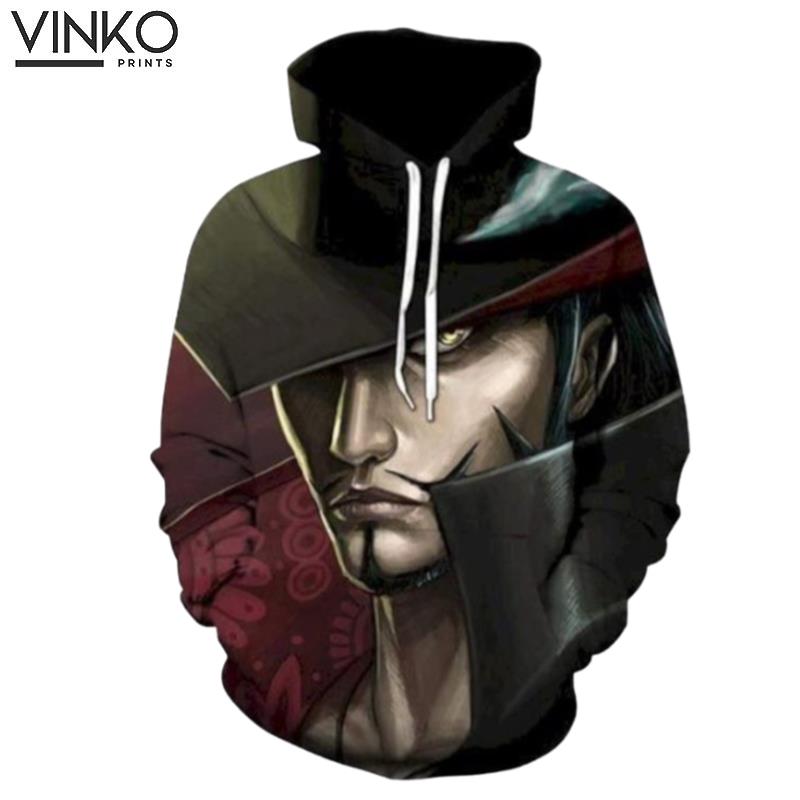 Mihawk Anime One Piece Hoodie