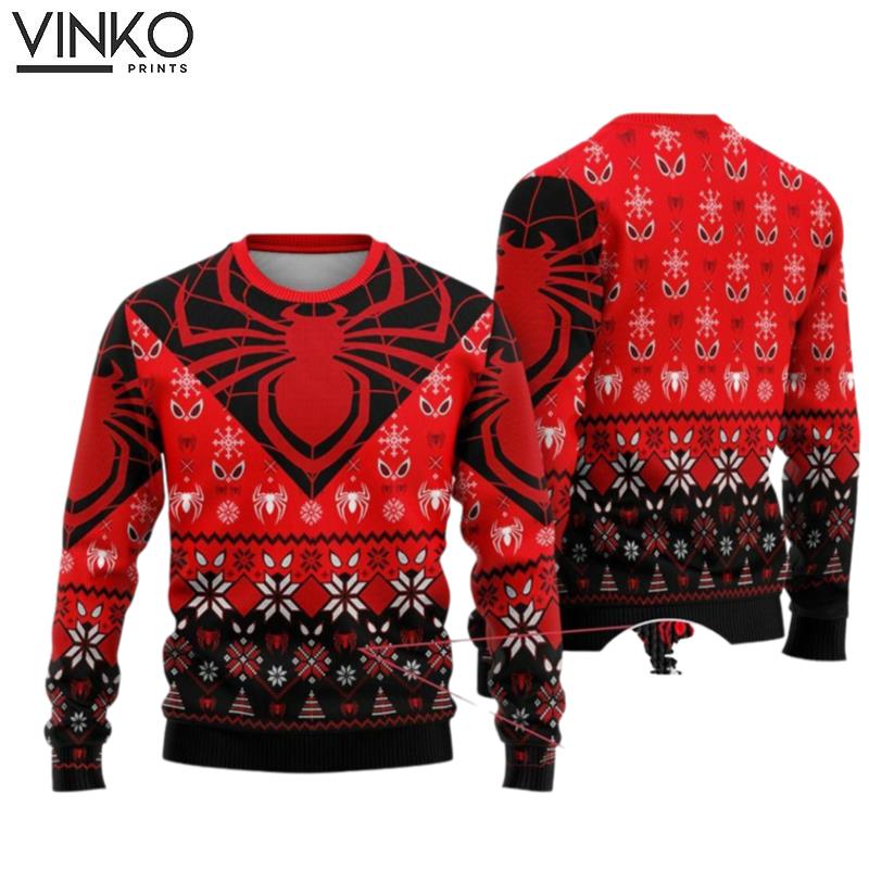 Miles Morales Christmas Spider Man Ugly Christmas Sweater