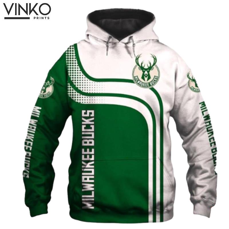 Milwaukee Bucks And Pered Custom Milwaukee Bucks Graphic Hoodie