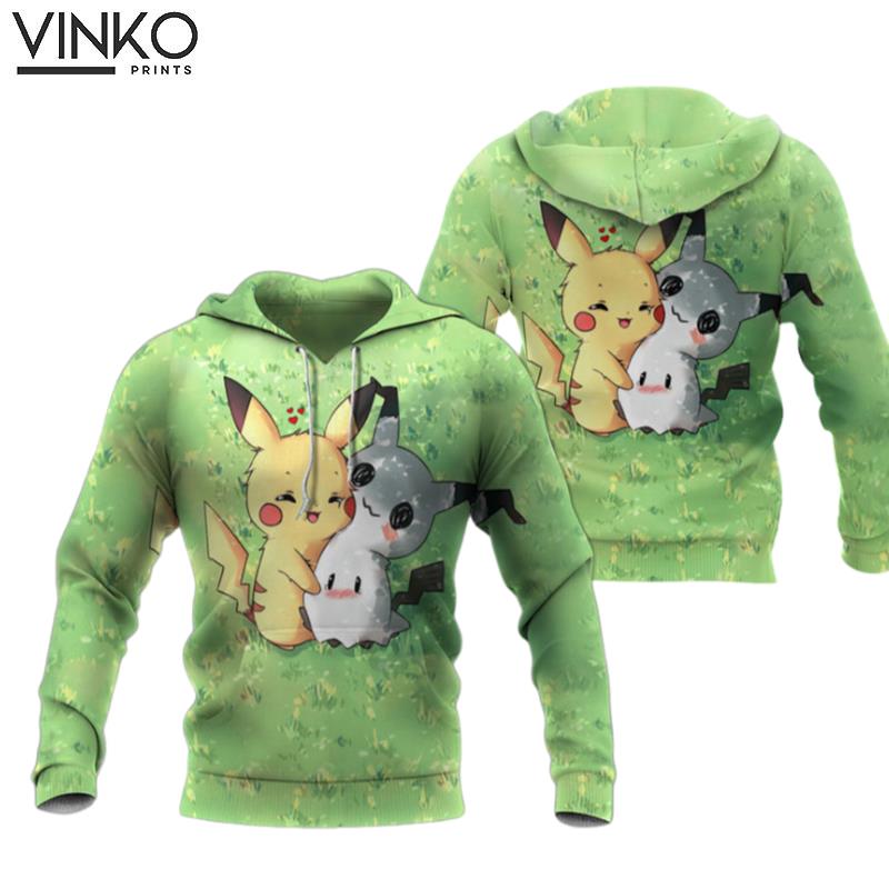 Mimikyu And Pikachu Hoodie