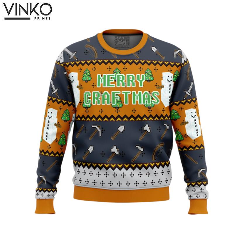 Minecraft Minecraftmas Ugly Christmas Sweater