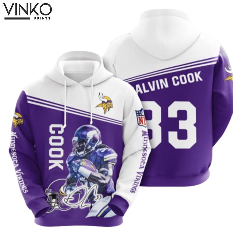 Minnesota Vikings Dalvin Cook 33 Hoodie