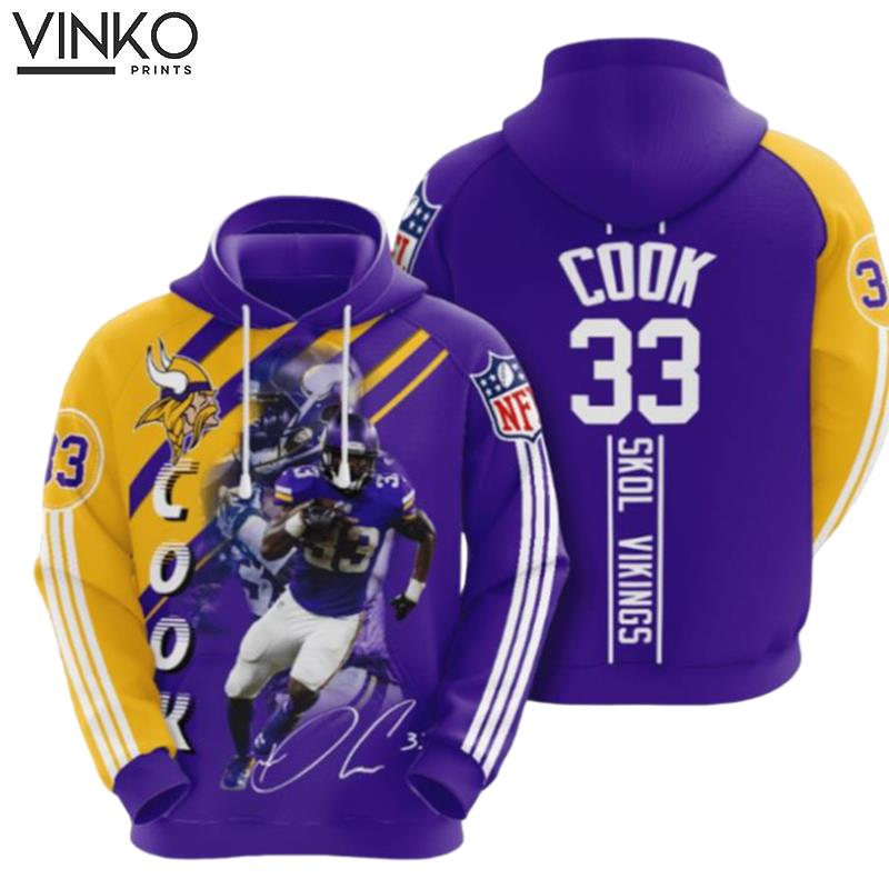 Minnesota Vikings Dalvin Cook Hoodie