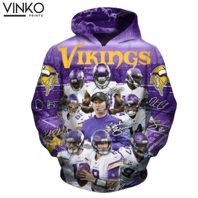 Minnesota Vikings Minnesota Vikings Nfl Minnesota Vikings Apparel 19659 Hoodie