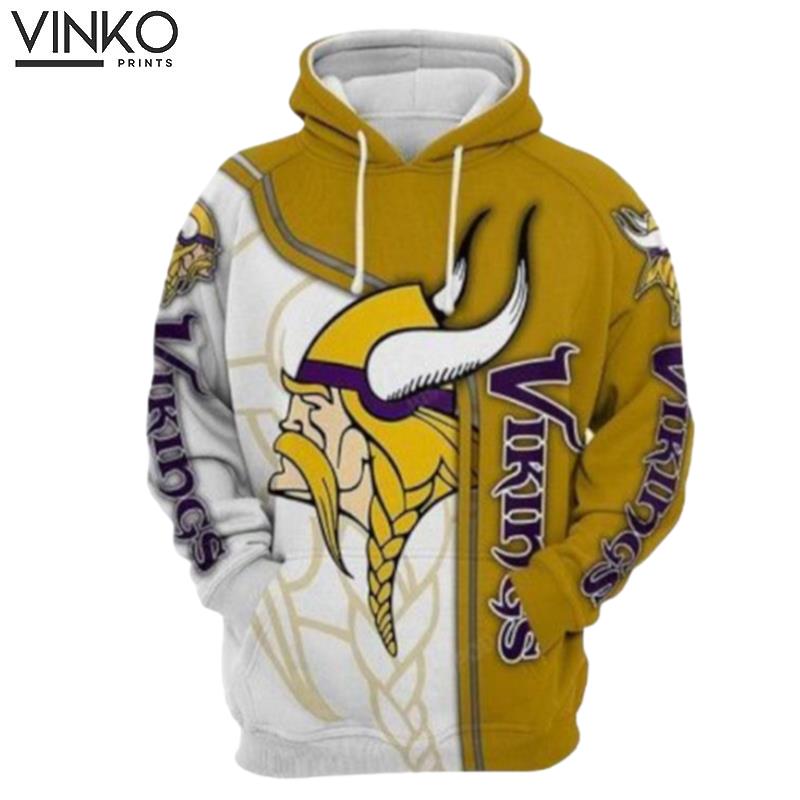 Minnesota Vikings Nfl Football Gold Minnesota Vikings Minnesota Vikings Hoodie