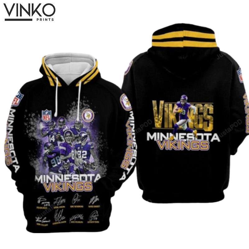 Minnesota Vikings Nfl Football Minesota Anniversary Minnesota Vikings Minnesota Vikings Hoodie