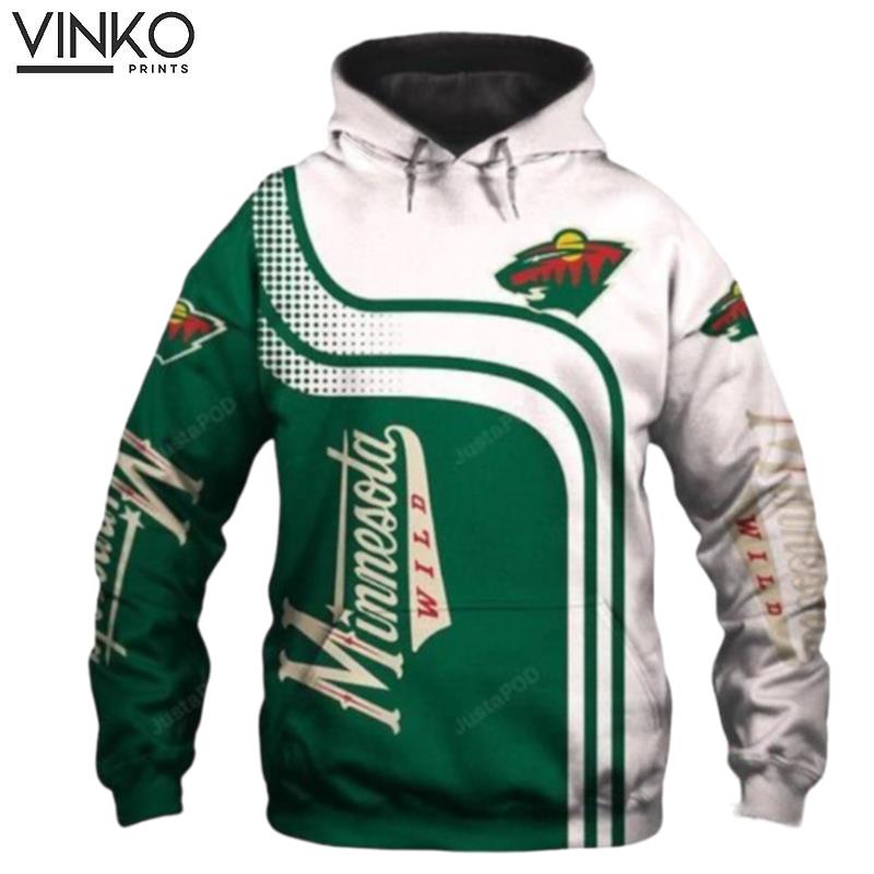 Minnesota Wild And Pered Custom Minnesota Wild Graphic Hoodie