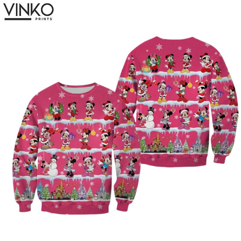 Minnie Mouse Disney 3D Ugly Christmas Sweater