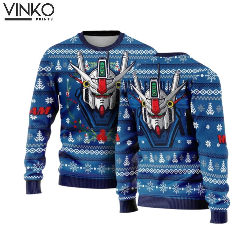 Mobile Suit Gundam Mobile Suit RX 78 Gundam Ugly Christmas Sweater