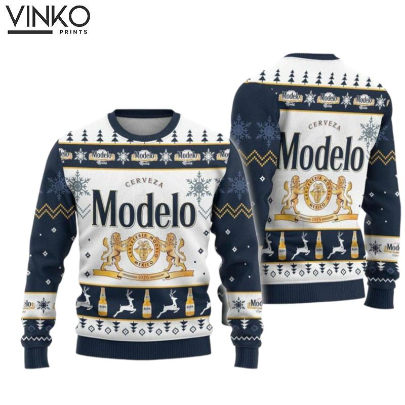 Modelo Beer Beer Lover Ugly Christmas Sweater